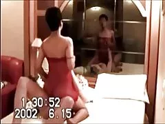 Kikorea milf cheating juu ya mume na nyeupe mpenzi