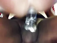 Kukomaa milf cums creamy juu ya bbc